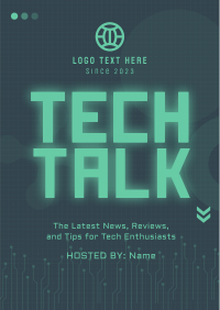 Modern Digital Technology Podcast Flyer