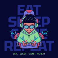 Gamer Life T-shirt Design