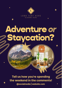 Staycation Weekend Flyer