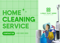 Home Cleaning Service Postcard