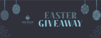 Minimalist Easter Egg Facebook Cover Image Preview