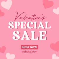 Valentine Hearts Special Sale Instagram Post