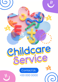 Doodle Childcare Service Flyer