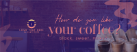 Coffee Flavors Facebook Cover