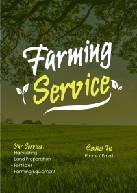 Farming Services Poster