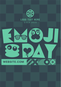 Emoji Day Greeting Flyer