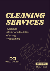 Professional Cleaning Service Flyer