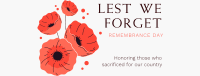 Symbol of Remembrance Facebook Cover Image Preview