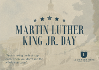 Martin Luther Day Postcard