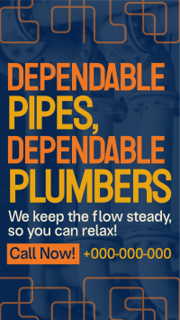 Modern Plumbing Services Instagram Story