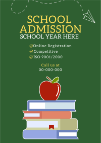 School Admission Year Poster