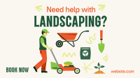 Flatlay Landscaping Service Animation