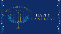 Happy Menorah  Facebook Event Cover