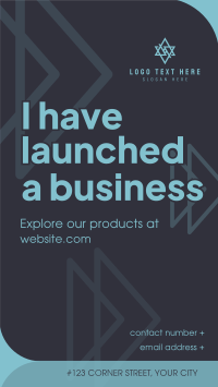 Business Launch Announcement Instagram Reel Image Preview