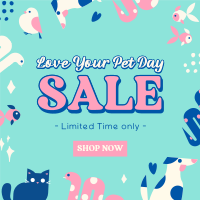 Love Your Pet Day Sale Linkedin Post