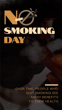 Sleek Non Smoking Day Facebook Story