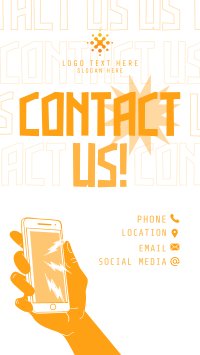 Quirky and Bold Contact Us YouTube Short