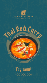 Thai Red Curry Instagram Story