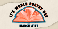 Poetry Day Book Twitter Post