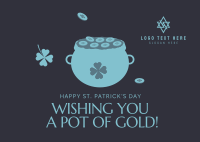 Pot of Gold Postcard Design