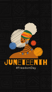 Celebrating Juneteenth Facebook Story