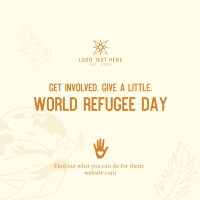 World Refugee Day Dove Linkedin Post