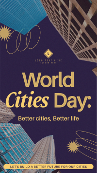 Modern World Cities Day Facebook Story