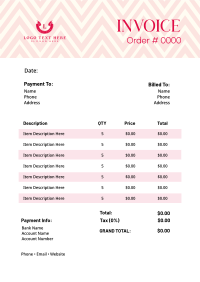 Security Invoice example 2