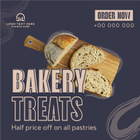 Bakery Treats Instagram Post Design