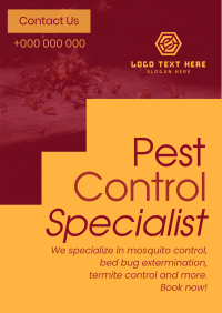 Minimal & Simple Pest Control Poster