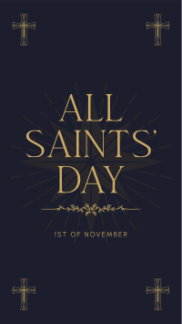 Solemn Saints' Day Instagram Story