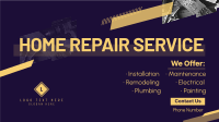 Modern Repair Service Facebook Event Cover