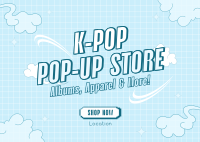 Kpop Pop-Up Store Postcard