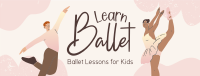 Kids Ballet Lessons Facebook Cover