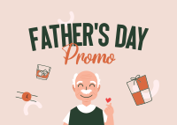 Fathers Day Promo Postcard