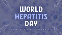 Minimalist Hepatitis Day Awareness Animation