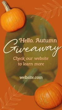 Hello Autumn Giveaway Instagram Story