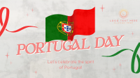 Portugal Day Greeting Animation