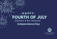 Fourth of July Fireworks Pinterest Cover Image Preview