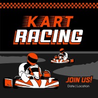 Go Kart Racing Instagram Post