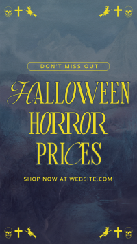 Vintage Halloween Sale Instagram Reel Design