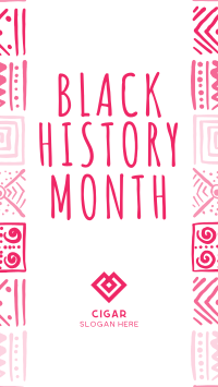 Celebrating Black History Instagram Story