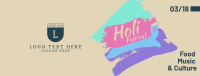Holi Festival Facebook Cover Design