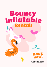 Bouncy Inflatables Poster