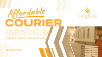 Courier Shipping Service Animation
