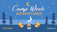 Moonlit Campground Animation