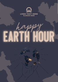 Happy Earth Hour Poster