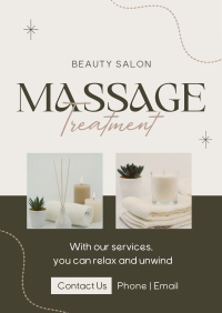 Beauty Salon Service Poster Design