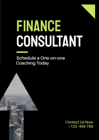 Finance Consultant Poster