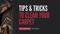 Carpet and Upholstery Maintenance YouTube Video